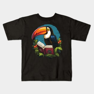 Toucan Reads Book Kids T-Shirt